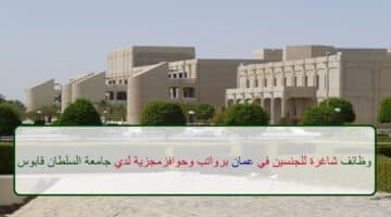 اعلان وظائف من جامعة السلطان قابوس في سلطنة عمان في عدة مجالات
