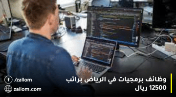 وظائف برمجيات في الرياض براتب 12500 ريال