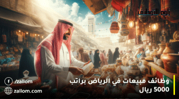 وظائف مبيعات في الرياض براتب 5000 ريال