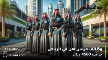 وظائف حراس امن في الرياض براتب 4500 ريال