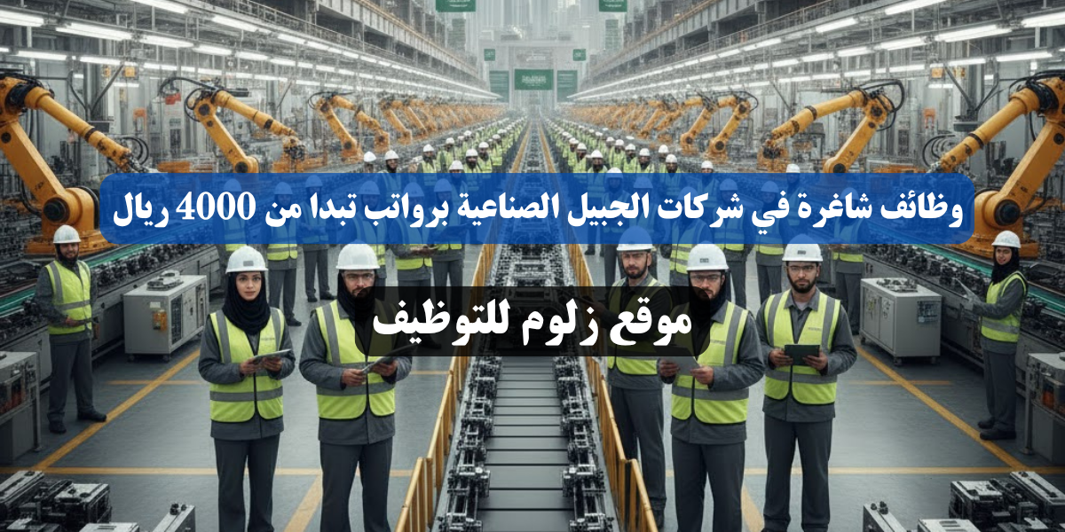 وظائف شاغرة في شركات الجبيل الصناعية
