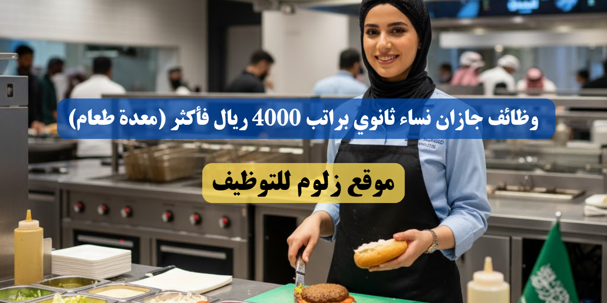 وظائف جازان نساء ثانوي