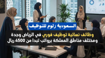 وظائف نسائية توظيف فوري