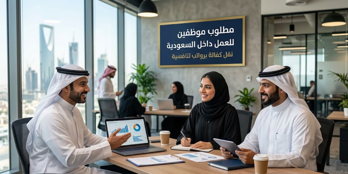 مطلوب موظفين للعمل داخل السعودية نقل كفالة برواتب تنافسية 1 مطلوب موظفين للعمل داخل السعودية نقل كفالة