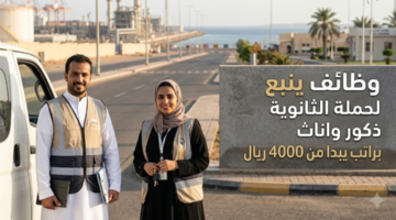 وظائف ينبع لحملة الثانوية