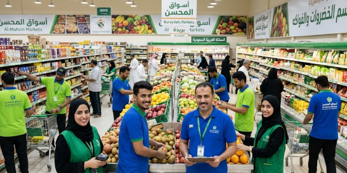 أسواق المحسن تقدم وظائف بريدة ثانوي فأعلي للرجال والنساء - التقديم متاح الآن 1 وظائف بريدة ثانوي