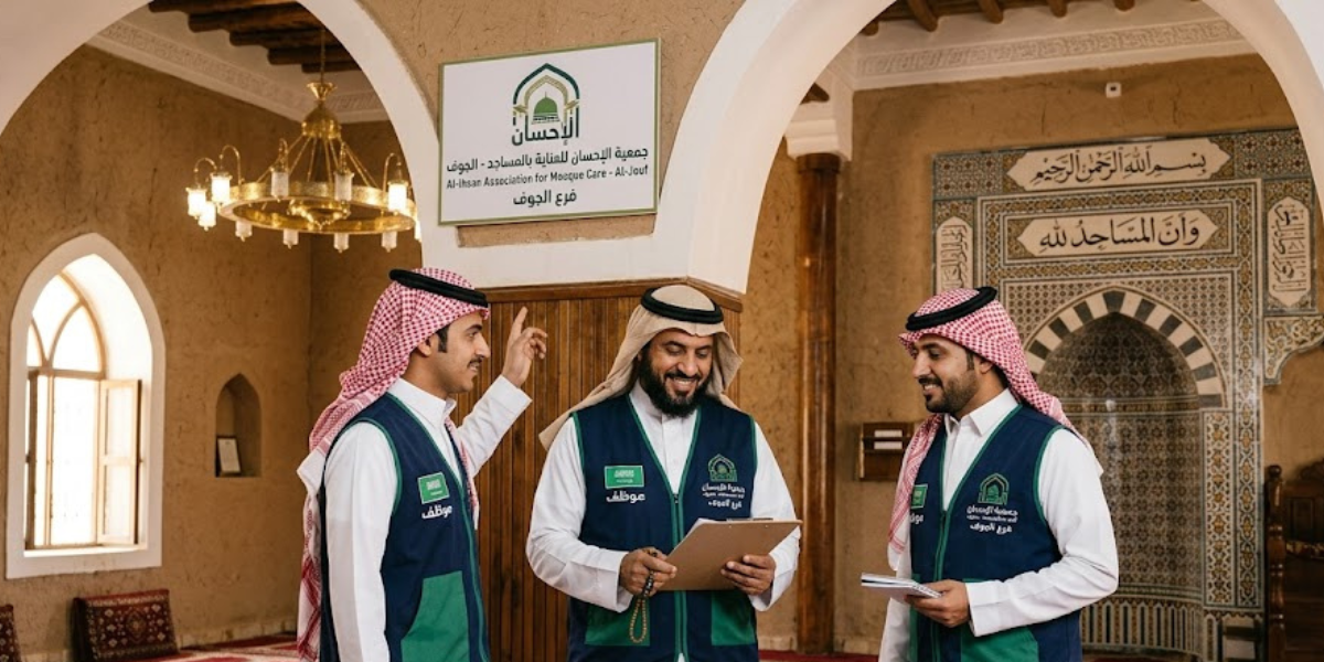 اعلان جمعية الإحسان للعناية بالمساجد وظائف في القريات لشغل تخصصات هندسية وفنية 1 وظائف في القريات
