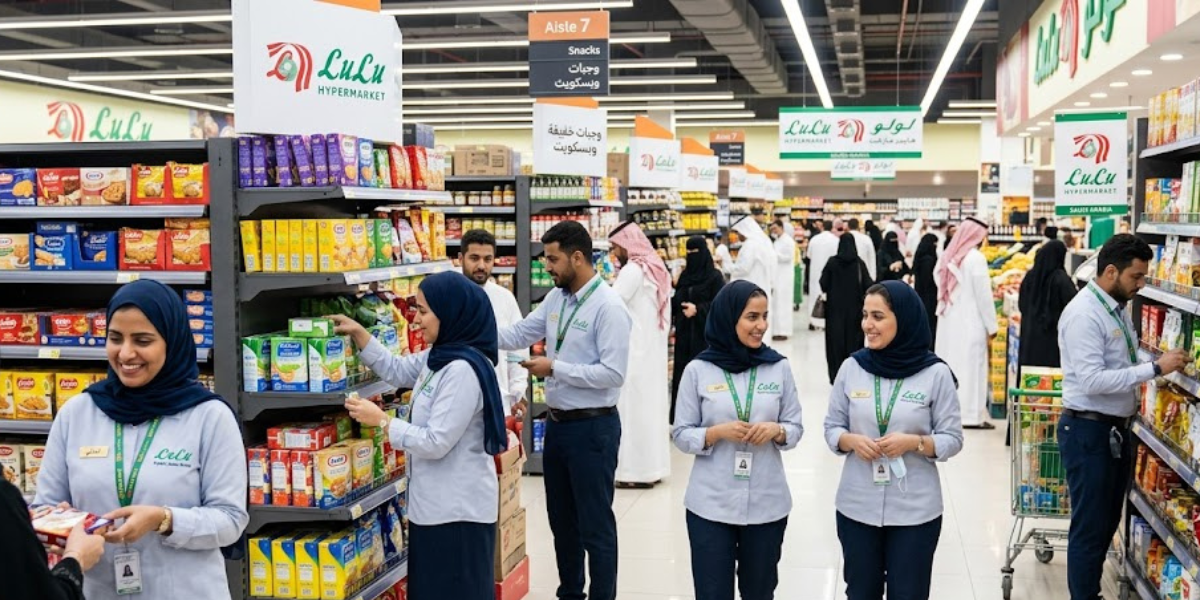 وظائف لولو هايبر ماركت الرياض وجدة والدمام برواتب تصل 15,500 ريال 1 وظائف لولو هايبر ماركت
