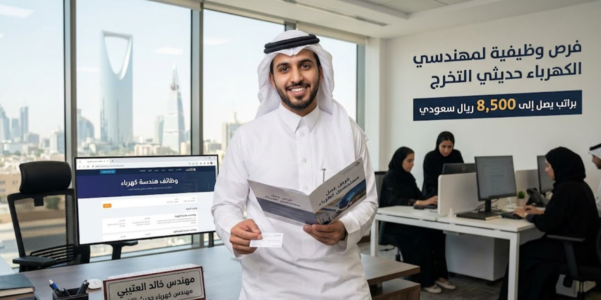 وظائف مهندسين كهرباء حديثي التخرج براتب يصل 8,500 ريال 1 وظائف مهندسين كهرباء حديثي التخرج