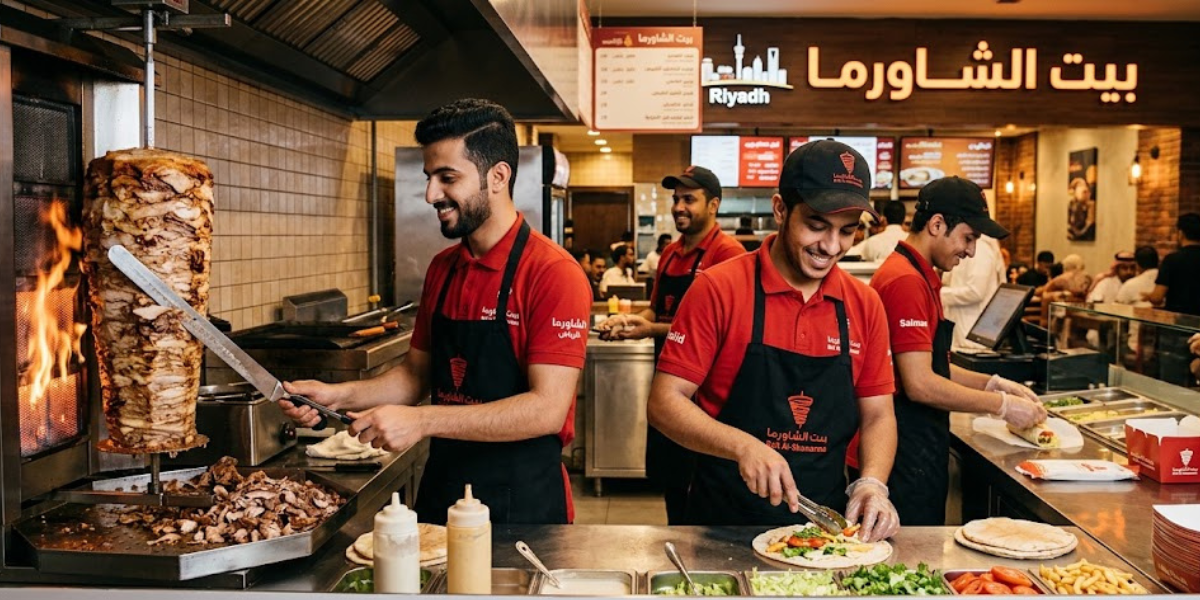 إعلان مطعم بيت الشاورما وظائف لحملة الثانوي برواتب تبدأ من 4500 ريال (ذكور/إناث) 1 مطعم بيت الشاورما وظائف