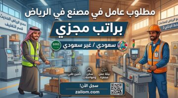 مطلوب عامل في مصنع