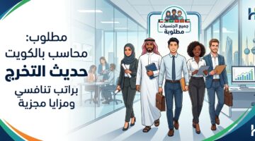 مطلوب محاسب بالكويت